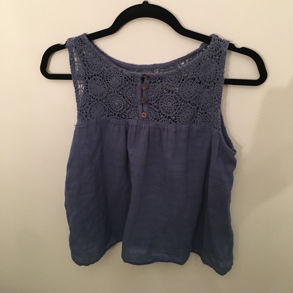 VINTAGE BLUE TOP - Picture 4 of 4